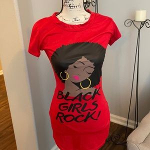 ‘Black Girls Rock’ t-shirt dress 🔥